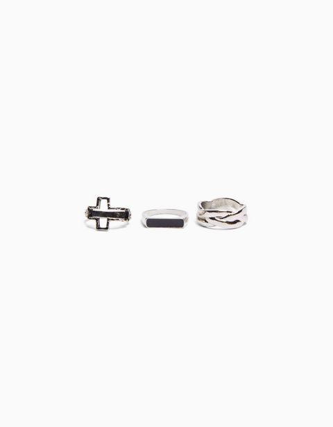 Bershka Set 3 anillos nudo oferta