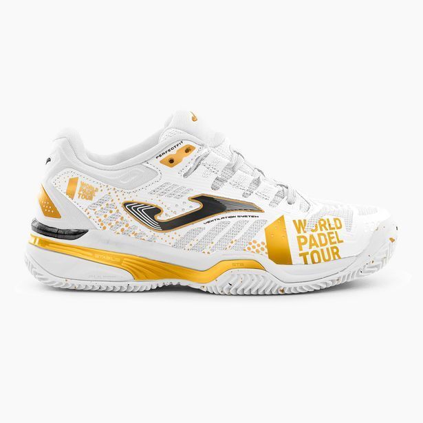 Joma Zapatillas slam 22 world padel tour - wpt clay junior blanco oro oferta