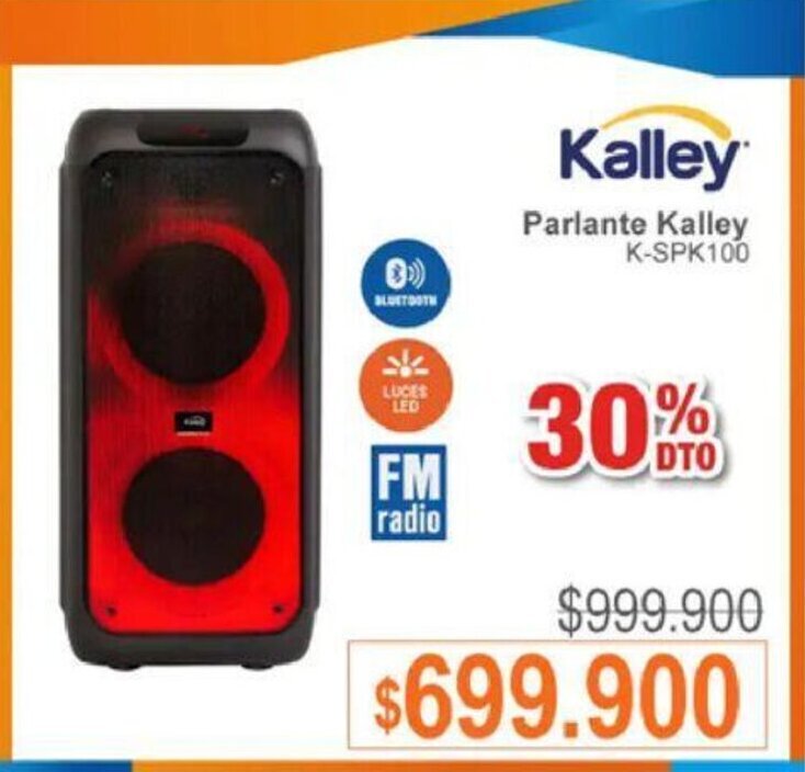 Alkosto Parlante Kalley K-SPK100 oferta