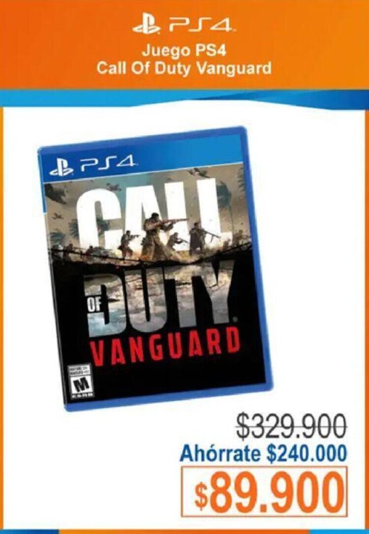 Alkosto Juego PS4 Call Of Duty Vanguard oferta