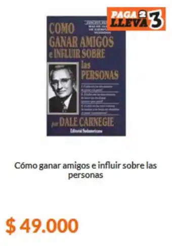 Panamericana Cómo ganar amigos e influir sobre las personas oferta