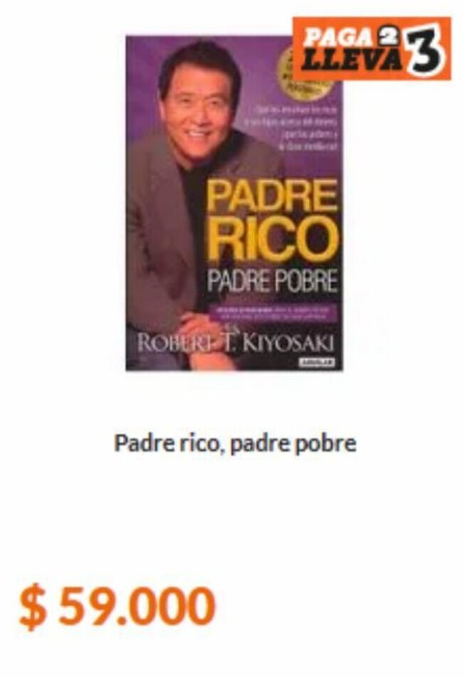 Panamericana Padre rico, padre pobre oferta