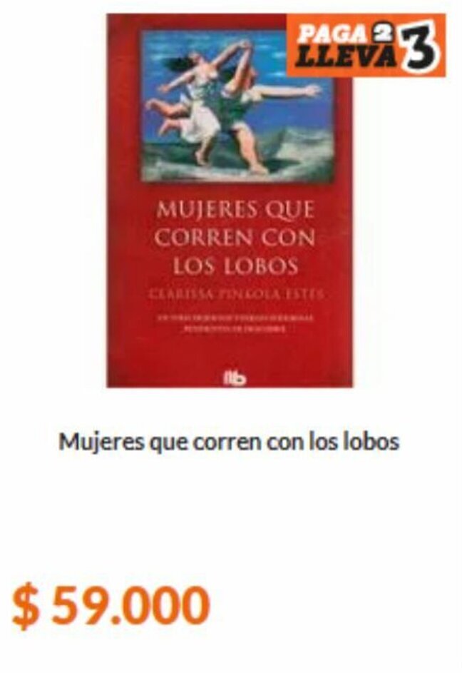 Panamericana Mujeres que corren con los lobos oferta