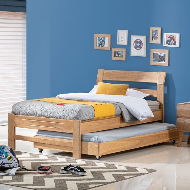 Muebles Jamar Cama 1.00 nizza natural oferta