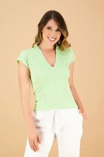 Surtitodo Blusa para mujer color verde ref: 037063 - ccu oferta