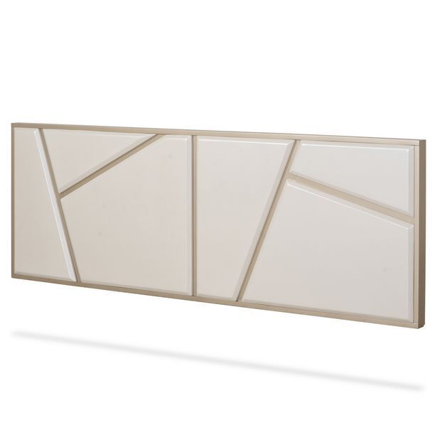 Muebles Jamar Cabecero mixto 1.40/1.60/2.00 munich blanco perla, champaña oferta