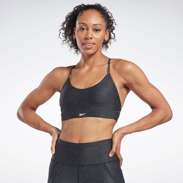 Reebok Top deportivo lux strappy estampado modern safari oferta