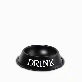 Ambiente Gourmet Tazon para mascotas drink negro oferta