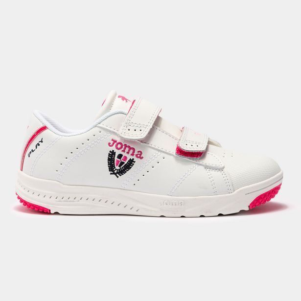 Joma Zapatillas casual play 22 junior blanco fucsia oferta