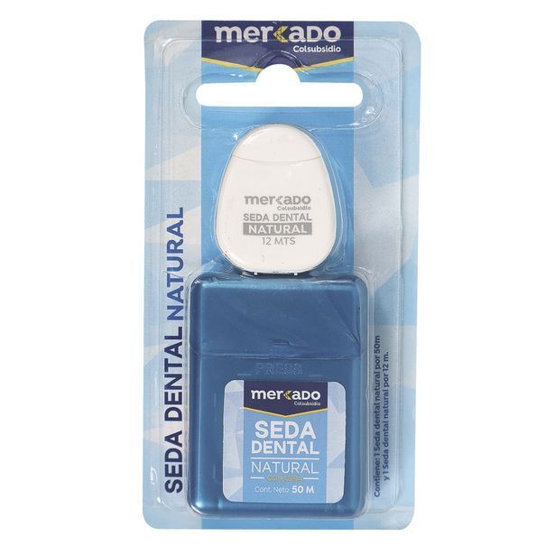 Droguerías Colsubsidio Seda dental mercado x 50 + 12 mt oferta