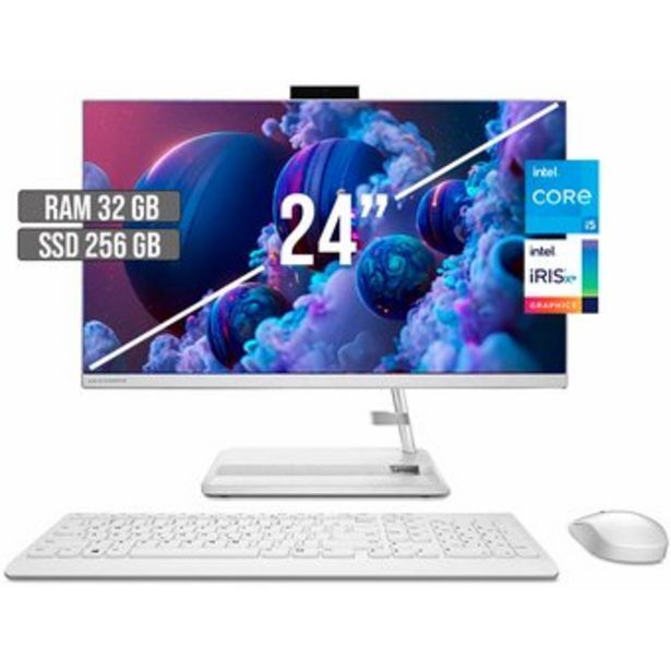 Linio Todo en uno lenovo intel core i5-1135g7 ssd 256gb ram 32gb led 24 fhd oferta