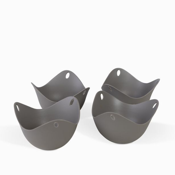 Ambiente Gourmet Molde para huevos pochados gris setx4 oferta