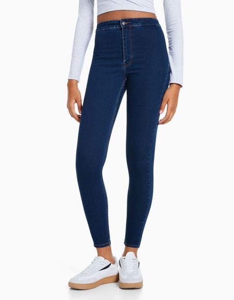 Bershka Jeans jeggings super high waist oferta