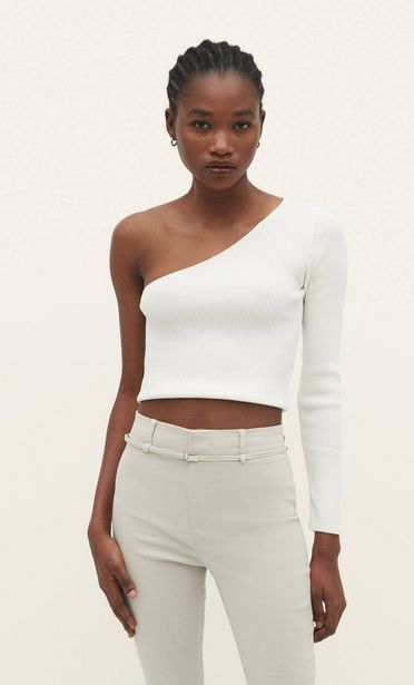 Stradivarius Jersey punto asimétrico oferta