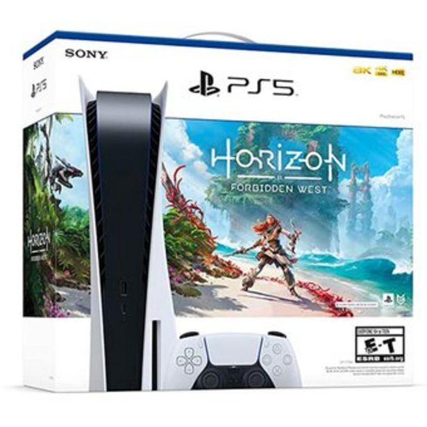 Linio Playstation 5 version disco hdr + horizon forbidden west oferta