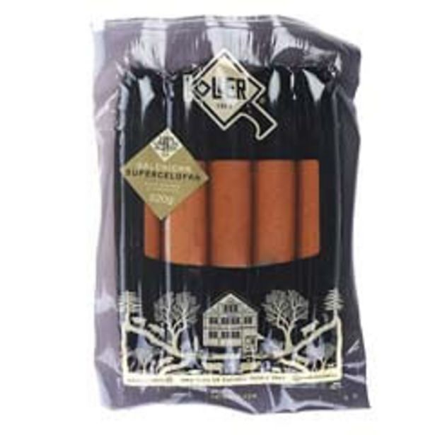 Superdroguería Olímpica Salchicha koller celofán oferta