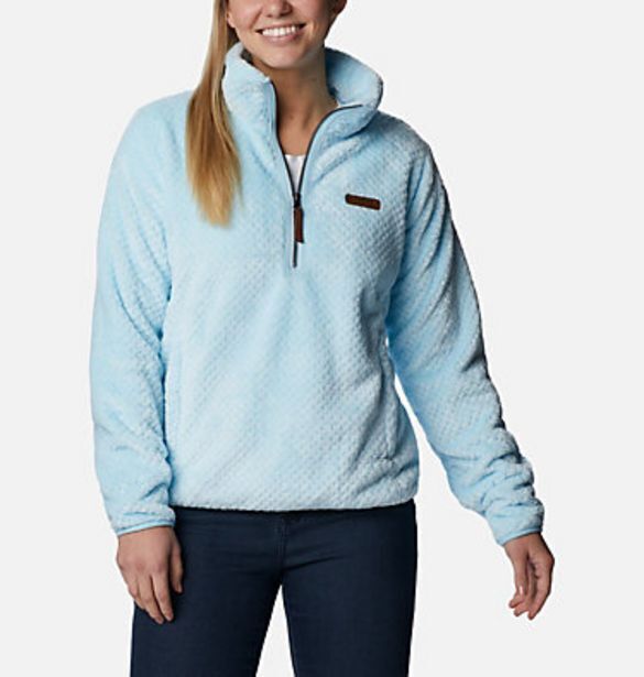 Columbia Forro polar sherpa con media cremallera fire side™ para mujer oferta