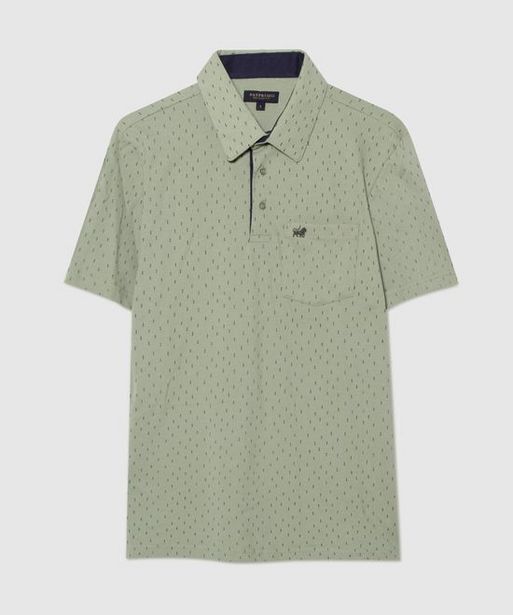 Pat Primo Polo estampada cuello duro , con bolsillo oferta