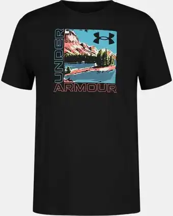 Under Armour Little boys' ua outdoor printed scene short sleeve t-shirt oferta