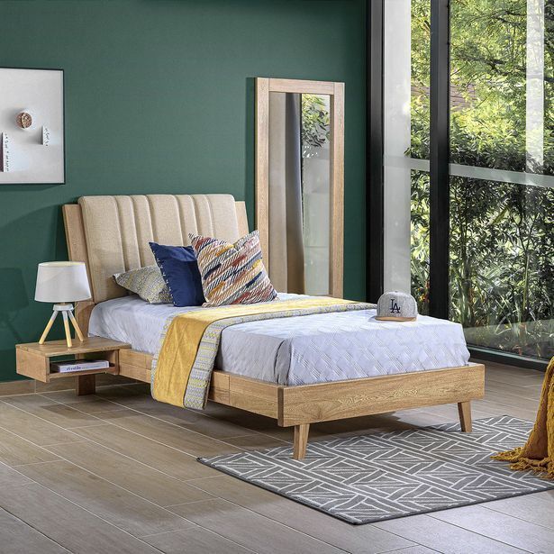Muebles Jamar Alcoba 1.00 piero eurolino marfil, natural oferta