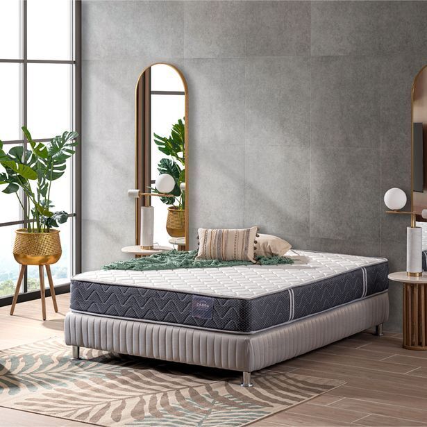 Muebles Jamar Colchón queen berlin new ortopédico zabra (garantía 5 años) oferta
