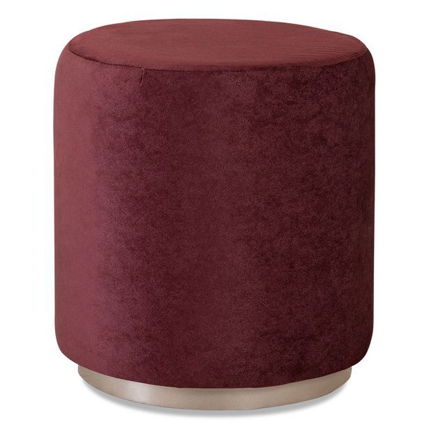 Muebles Jamar Puff bruce velvet van gogh vino, champaña oferta