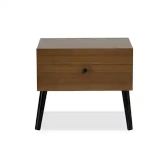 Muebles Jamar Nochero finlandia natural almendra 1 gaveta oferta