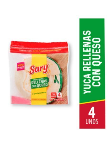 Euro Supermercados Arepas con yuca rellenas con queso sary x 4und oferta