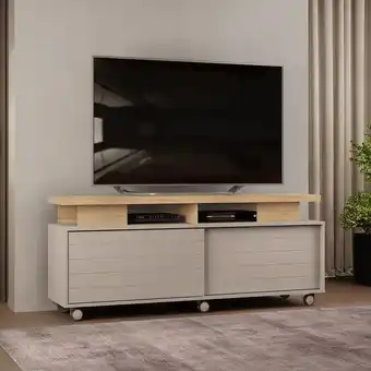 Muebles Jamar Mesa tv barton 1.50 natural, gris oferta