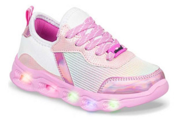 Croydon Tenis con luces archori blanco-rosa para niña los gomosos oferta
