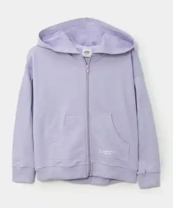 Polito Buzo con chompa para niña en burda color lila oferta