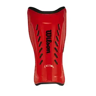 Locatel Canillera espinillera wilson de fútbol para adulto 2 colores-única / rojo oferta