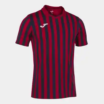 Camiseta manga corta hombre copa ii rojo marino
