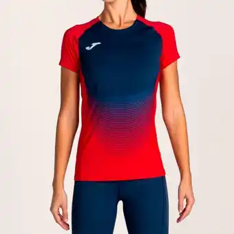 Joma Camiseta manga corta mujer elite vi rojo marino oferta