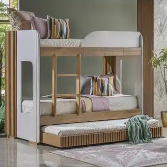 Muebles Jamar Cama sencilla 1.00 denzel natural rodachin oferta