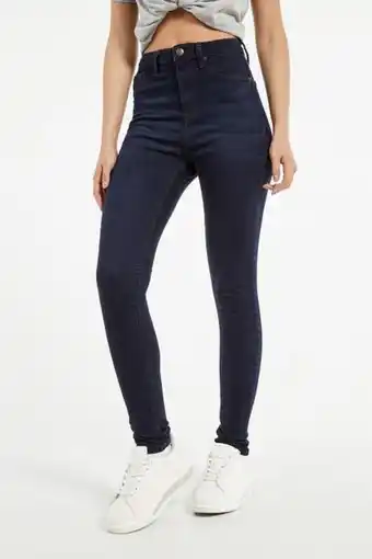 Koaj Jean jegging super alto azul intenso sin rotos oferta