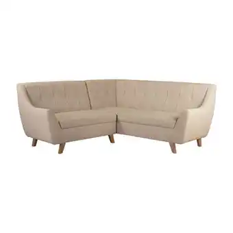 Muebles Jamar Sala en l milan eurolino beige, natural oferta