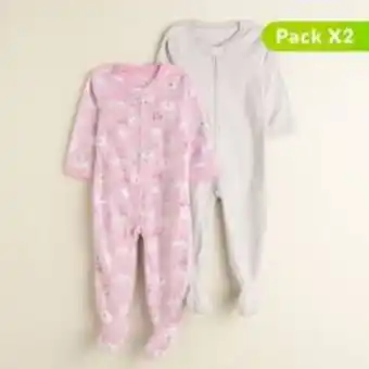 Falabella Pack de 2 pijamas para bebé niña algodón yamp oferta