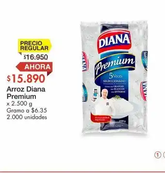 Metro Arroz diana premium x 2500g oferta