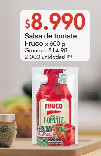 Metro Salsa de tomate fruco x 600 g oferta