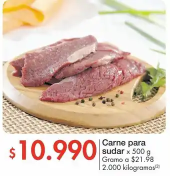 Metro Carne para sudar x 500 g oferta