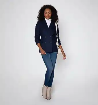 Studio F Blazer en paño cruzado 4 botones doble p oferta