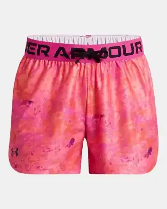 Under Armour Girls' ua play up printed shorts oferta