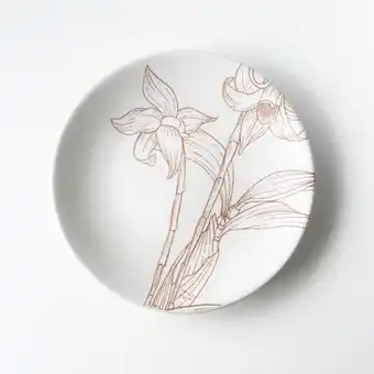 Éxito Plato postre flor lirio finlandek 113839 oferta