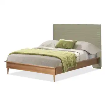 Muebles Jamar Cama doble finlandia natural,verde oliva oferta