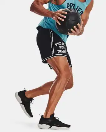 Under Armour Men's project rock penny mesh shorts oferta