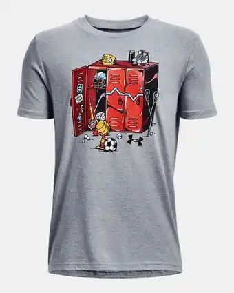 Under Armour Boys' ua sports locker short sleeve oferta