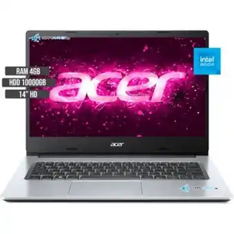 Linio Portatil acer intel dual core n4500 hdd 1tb ram 4gb led 14 oferta