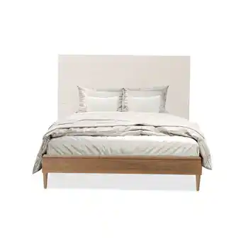 Cama doble 1.40 finlandia natural, off white