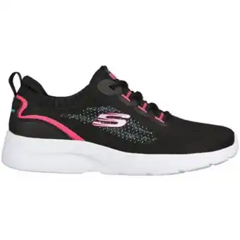 Linio Tenis skechers dynamight 2.0 - daytime stride color negro - rosa - blanco oferta